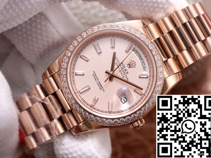 Dial Factory M228345RBR-0007 Diamond Sundust EW Rolex Day-Date 0310